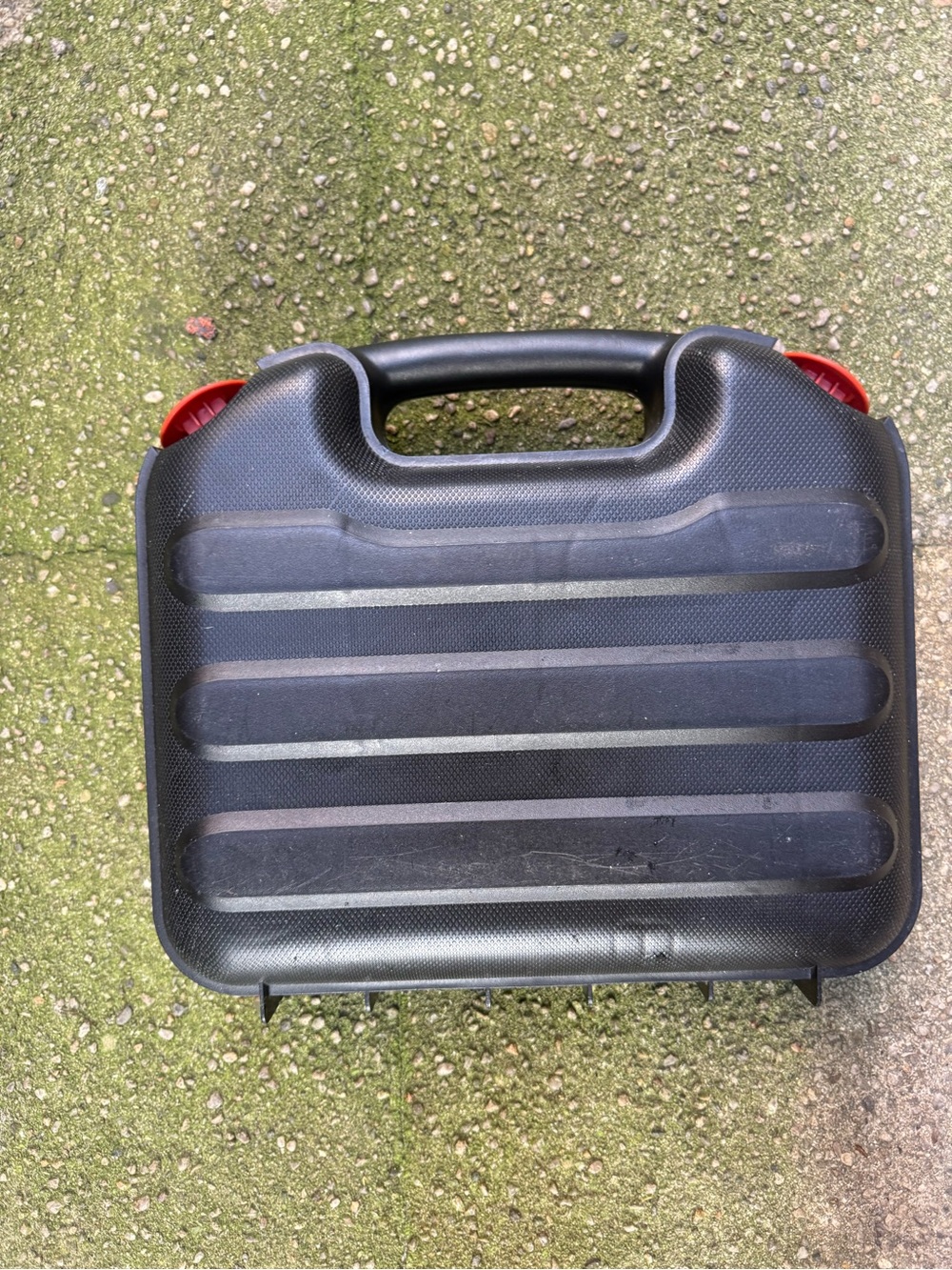 Portable Black and Red Carry Case for Electronics